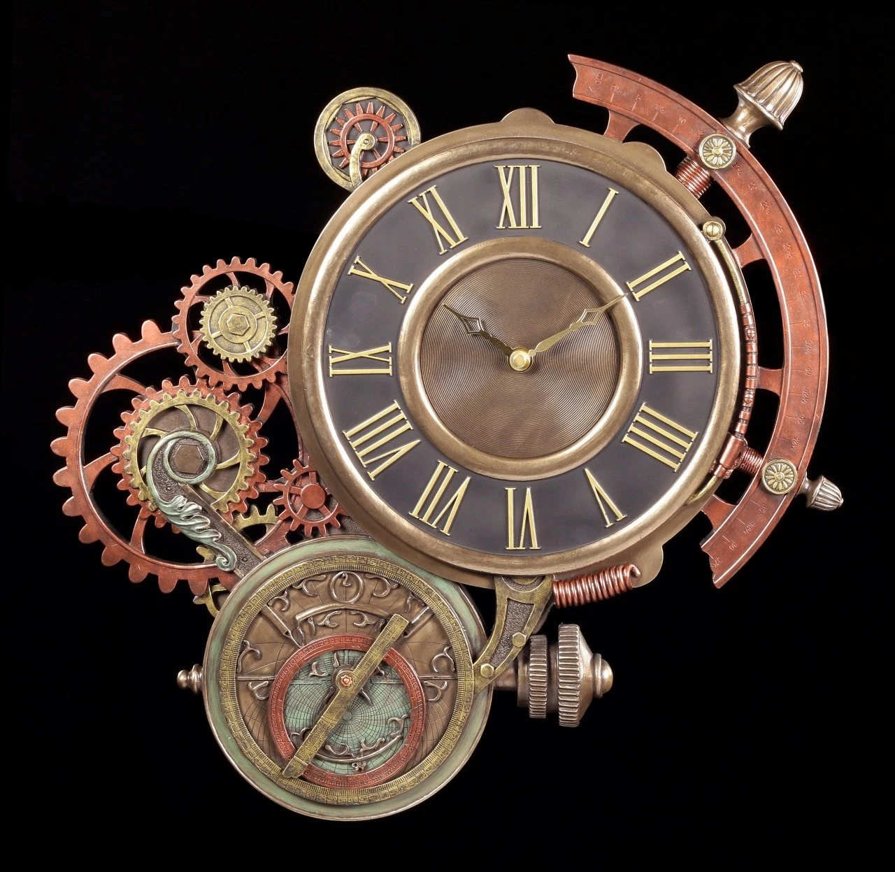 Astronomische Steampunk Wanduhr Astronomische Steampunk Wanduhr -Veronese Wanduhr