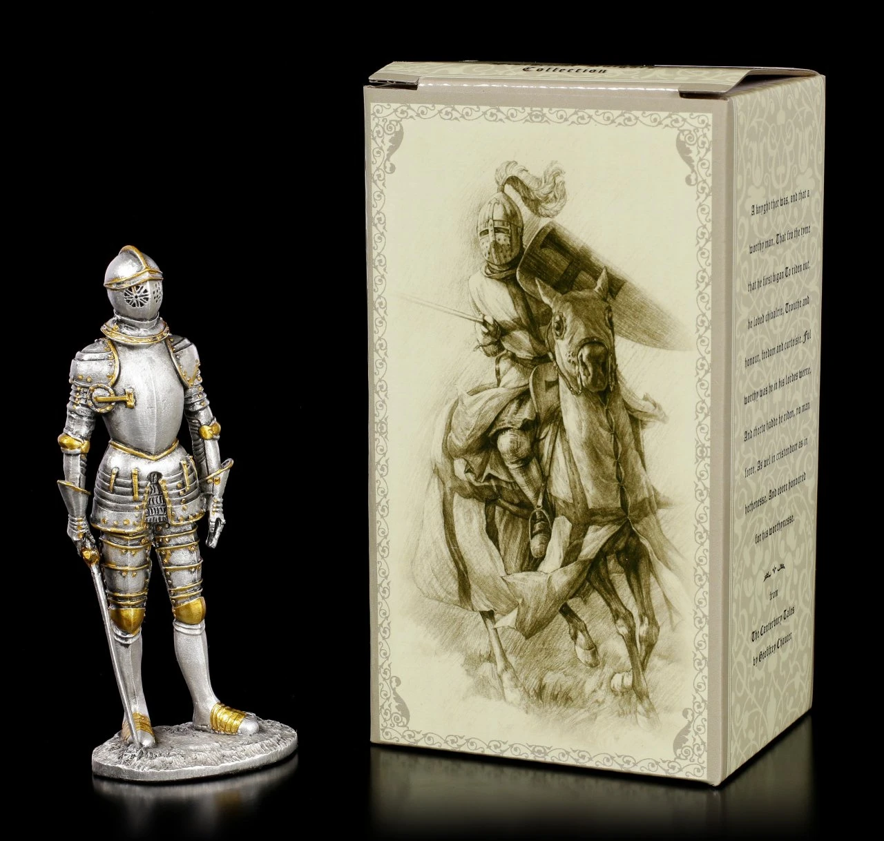 Zinn Ritter Figur mit Schwert VII Zinn Ritter Figur Mit Schwert VII -Veronese Zinn Ritter Figur Mit Schwert VII